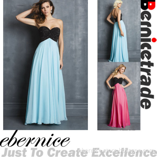 Elegant Long Open Back Briedsmaid Evening Dresses